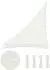 Love Story Sonnensegel dreieckig, cremeweiß, 3x3x4,25m, PES, 95% UV-Schutz, wasserdicht