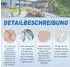 LuxusKollektion Sonnensegel rechteckig 2x3m, wasserdicht, 95% UV-Schutz, taupe