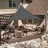 LuxusKollektion Sonnensegel dreieckig 3x3x3m Polyester wasserdicht anthrazit