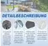 LuxusKollektion Sonnensegel rechteckig 3x4m anthrazit, wasserdicht, 95% UV-Schutz