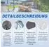 LuxusKollektion Sonnensegel rechteckig 3x4,5m anthrazit, wasserdicht, 95% UV-Schutz, Polyester