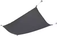 Seilspannmarkise Braga 140x420 cm Dunkelgrau en.casa