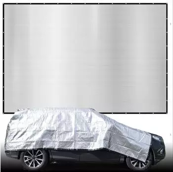 Amanka Aluminium Schattennetz 5x6m, rechteckig, grau (17280)