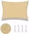 Love Story Sonnensegel rechteckig 2x4m wasserdicht sandbeige 95% UV-Schutz