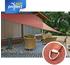 rostrot: Sunprotect Dreieck 3,6 x 3,6 x 3,6 m