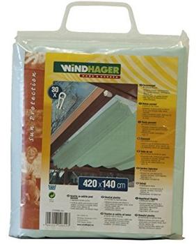 Windhager Seilspann-Markise 420 x 140 cm cyanblau