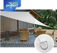 sunprotect 83242 Professional Sonnensegel, 3,6 x 3,6 x 3,6 m, Dreieck, wind- &