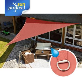 Sunprotect 5 x 5 x 5 m Dreieck rot