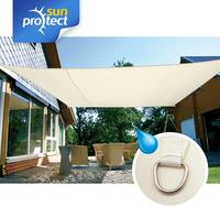 sunprotect 83246 wasserabweisend Sonnensegel Hydro, 6 x 4 m, Rechteck,