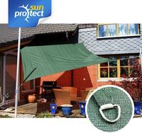 sunprotect 83210 Professional Sonnensegel, 3 x 3 m, Quadrat, wind- &