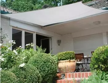 Floracord Viereck 3 x 4 m silbergrau