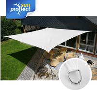 sunprotect 83233 Professional Sonnensegel, 5 x 5 m, Quadrat, wind- &