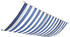Windhager Seilspann-Markise 420 x 140 cm blau-weiß