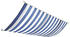 blau-weiß: Windhager Seilspann-Markise 420 x 140 cm
