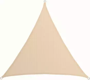 Amanka Dreieck HDPE 3 x 3 x 3 m beige