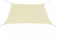 vidaXL Sonnensegel Oxford-Gewebe Quadratisch 3,6x3,6 m Creme