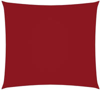 vidaXL Sonnensegel Oxford-Gewebe Quadratisch 6x6 m Rot