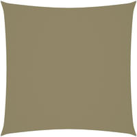 vidaXL Sonnensegel Oxford-Gewebe Quadratisch 6x6 m Beige