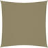 Beige (135142): vidaXL Segel Oxford-Gewebe Quadratisch 6x6 m