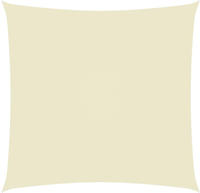 vidaXL Sonnensegel Oxford-Gewebe Quadratisch 6x6 m Creme