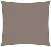 vidaXL Sonnensegel Oxford-Gewebe Quadratisch 3,6x3,6 m Taupe