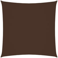 vidaXL Sonnensegel Oxford-Gewebe Quadratisch 3,6x3,6 m Braun