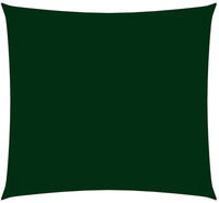 vidaXL Sonnensegel Oxford-Gewebe Quadratisch 3,6x3,6 m Dunkelgr&uuml;n