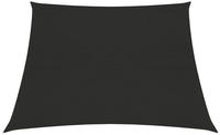 vidaXL Sonnensegel 160 g/m&sup2; Schwarz 3/4x2 m HDPE