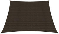vidaXL Sonnensegel 160 g/m&sup2; Braun 3/4x2 m HDPE