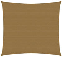 vidaXL Sonnensegel 160 g/m&sup2; Taupe 2x2 m HDPE