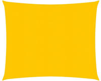 vidaXL Sonnensegel 160 g/m&sup2; Gelb 2x2 m HDPE