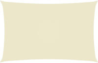 vidaXL Sonnensegel Oxford-Gewebe Rechteckig 2x5 m Creme