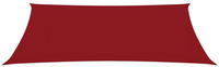 vidaXL Sonnensegel Oxford-Gewebe Rechteckig 2x5 m Rot
