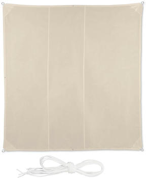 Relaxdays Balkonsegel 4x4m beige (10026355_981)