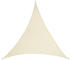 Relaxdays Dreieck Sonnensegel PES 3x3x3m beige (10037843_984)