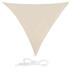 Relaxdays Dreieck Sonnensegel 5x5x5m beige (10026363_986)