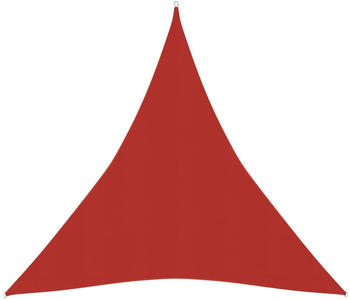 vidaXL Shade Sail 3x4x4m Triangle Red