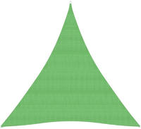 vidaXL Sonnensegel 160 g/m&sup2; Hellgr&uuml;n 3x4x4 m HDPE