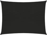 vidaXL Sonnensegel 160 g/m&sup2; Schwarz 3x4 m HDPE