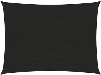 vidaXL Sonnensegel 160 g/m² schwarz 3x4m HDPE (311732)