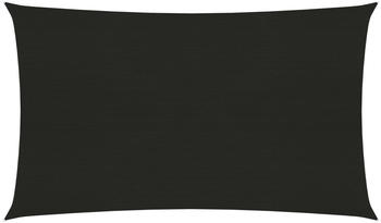 vidaXL Sonnensegel 160 g/m&sup2; schwarz 2,5x5m HDPE (311731)