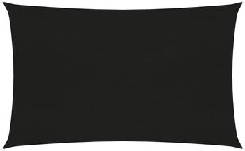 vidaXL Sonnensegel 160 g/m² schwarz 3x5m HDPE (311734)