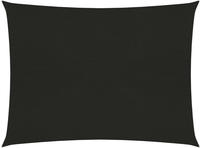 vidaXL Sonnensegel 160 g/m&sup2; Schwarz 3,5x4,5 m HDPE