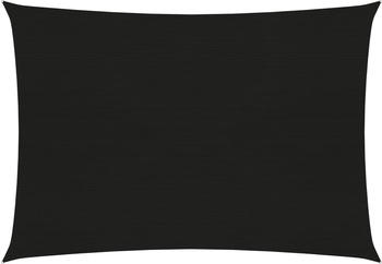 vidaXL Sonnensegel 160 g/m² schwarz 3,5x5m HDPE (311737)