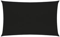 vidaXL Sonnensegel 160 g/m&sup2; Schwarz 5x7 m HDPE
