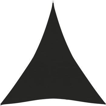 vidaXL Sonnensegel 160 g/m² schwarz 4x5x5m HDPE (311756)