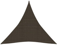 vidaXL Sonnensegel 160 g/m&sup2; Braun 3,6x3,6x3,6 m HDPE