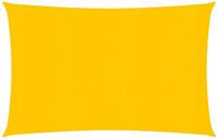 vidaXL Sonnensegel 160 g/m&sup2; Gelb 2,5x4,5 m HDPE