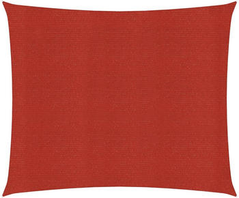 vidaXL Sonnensegel 160 g/m² rot 6x6m HDPE (311609)