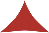 vidaXL Sonnensegel 160 g/m&sup2; Rot 4x4x4 m HDPE